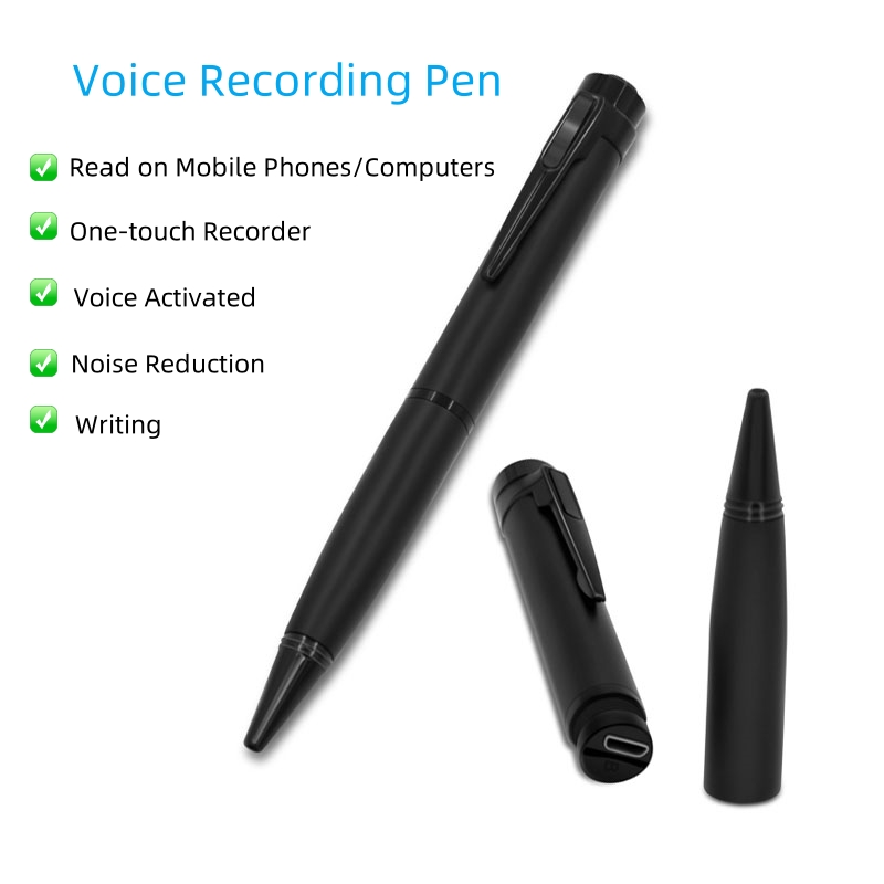 Voice Recorder Pen - Pena Perekam Satu Sentuhan Portabel Perekam