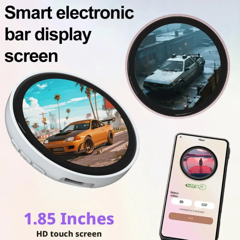 Modern Electronics Gadgets - Pin Display E-Badge Anime Dinamis Elektronik