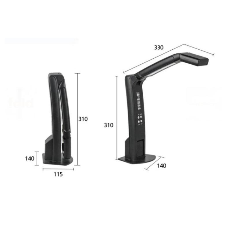 Document Camera Visualizer - Kamera Dokumen Portabel Lipat, Penyaji Visual