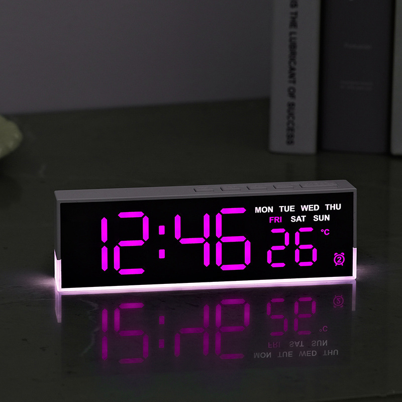 Modern Electronics Gadgets - Jam Alarm Digital LED Suhu Minggu
