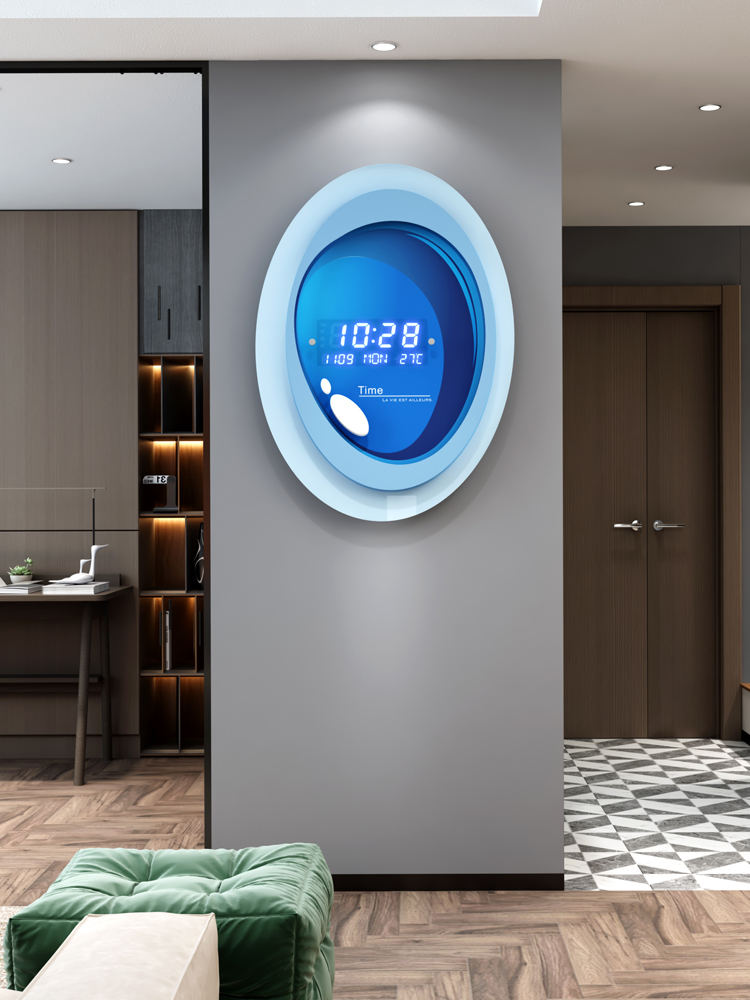 Modern Electronics Gadgets - Jam Dinding Digital, Kalender Abadi 2022,