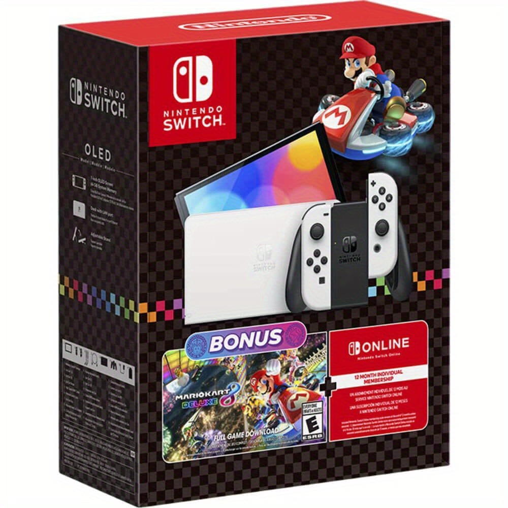 Handheld Game Console - Paket Konsol Nintendo Switch OLED dengan