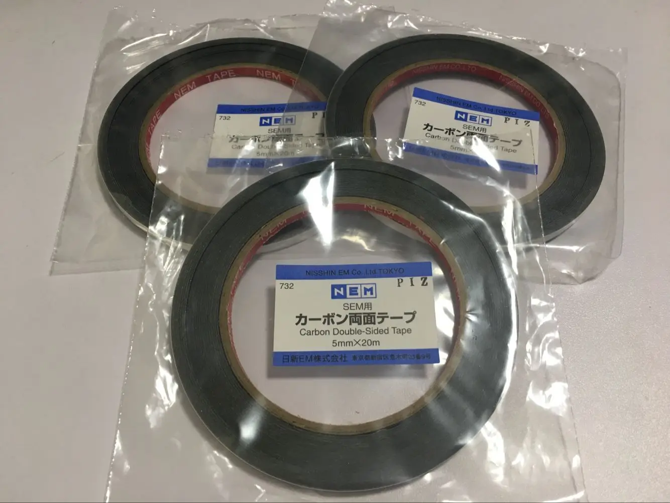 Electronics In Japan - Pita konduktif karbon impor Jepang mikroskop