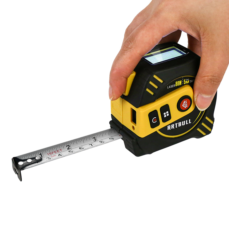 Laser Distance Measure - Alat Ukur Jarak Laser Multifungsi 3in1