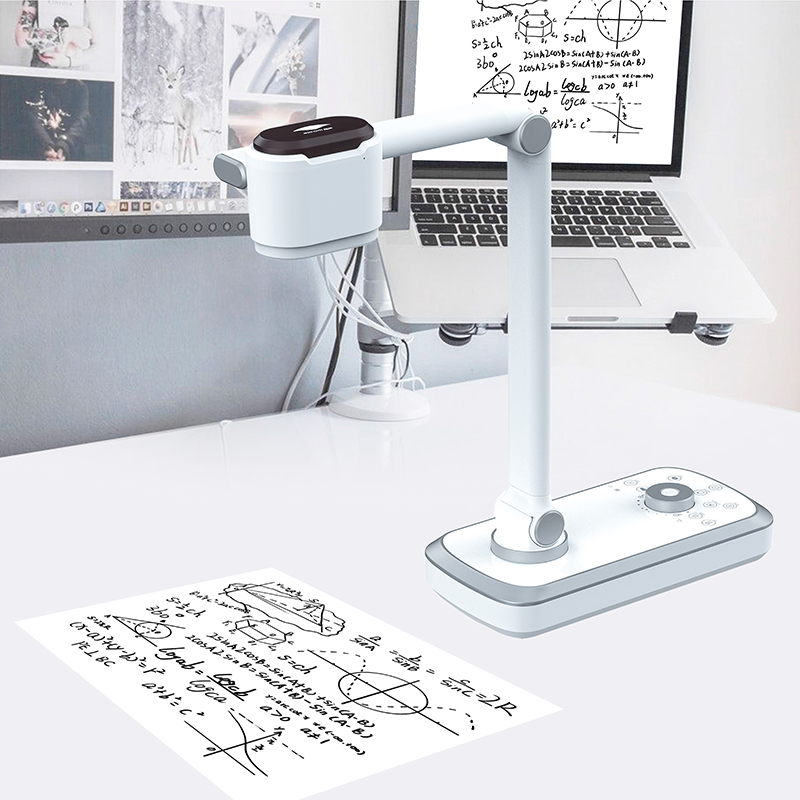 Document Camera Visualizer - Kamera Dokumen Portabel 4K untuk Pengajaran