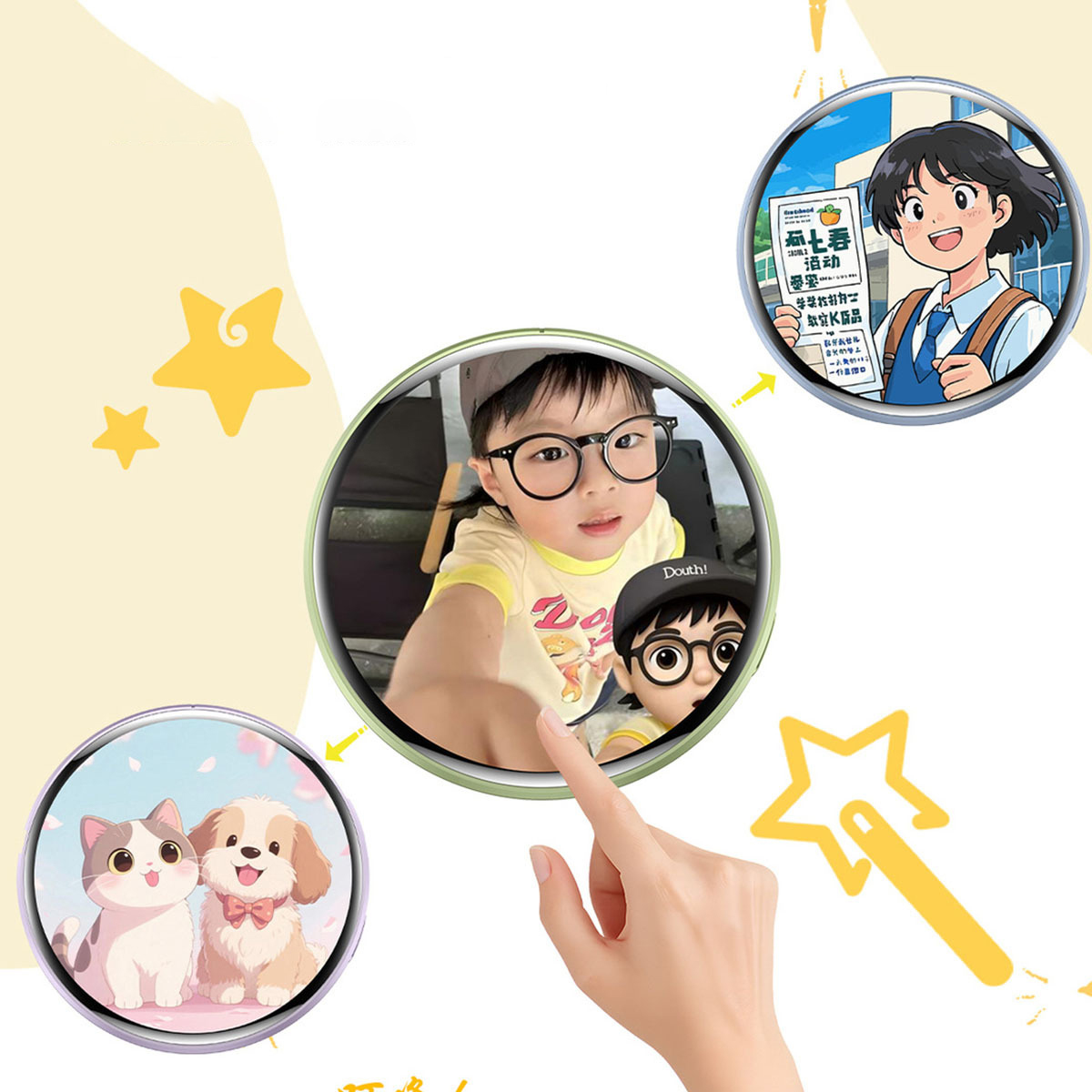 Pin Display E-Badge Anime Dina - Modern Electronics Gadgets ulasan dan harga