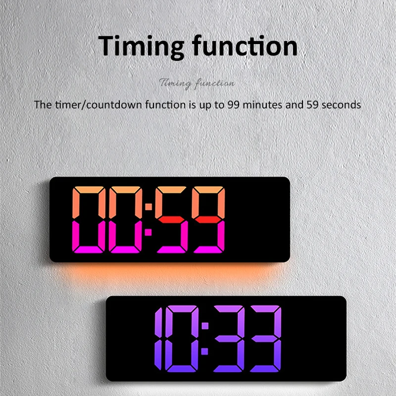 Jam Dinding Digital Besar 16 I - Modern Electronics Gadgets ulasan dan harga