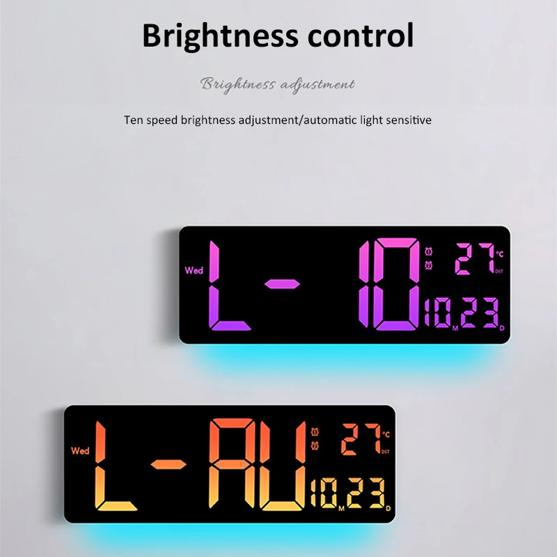 Jam Dinding Digital Besar 16 I - Modern Electronics Gadgets ulasan dan harga