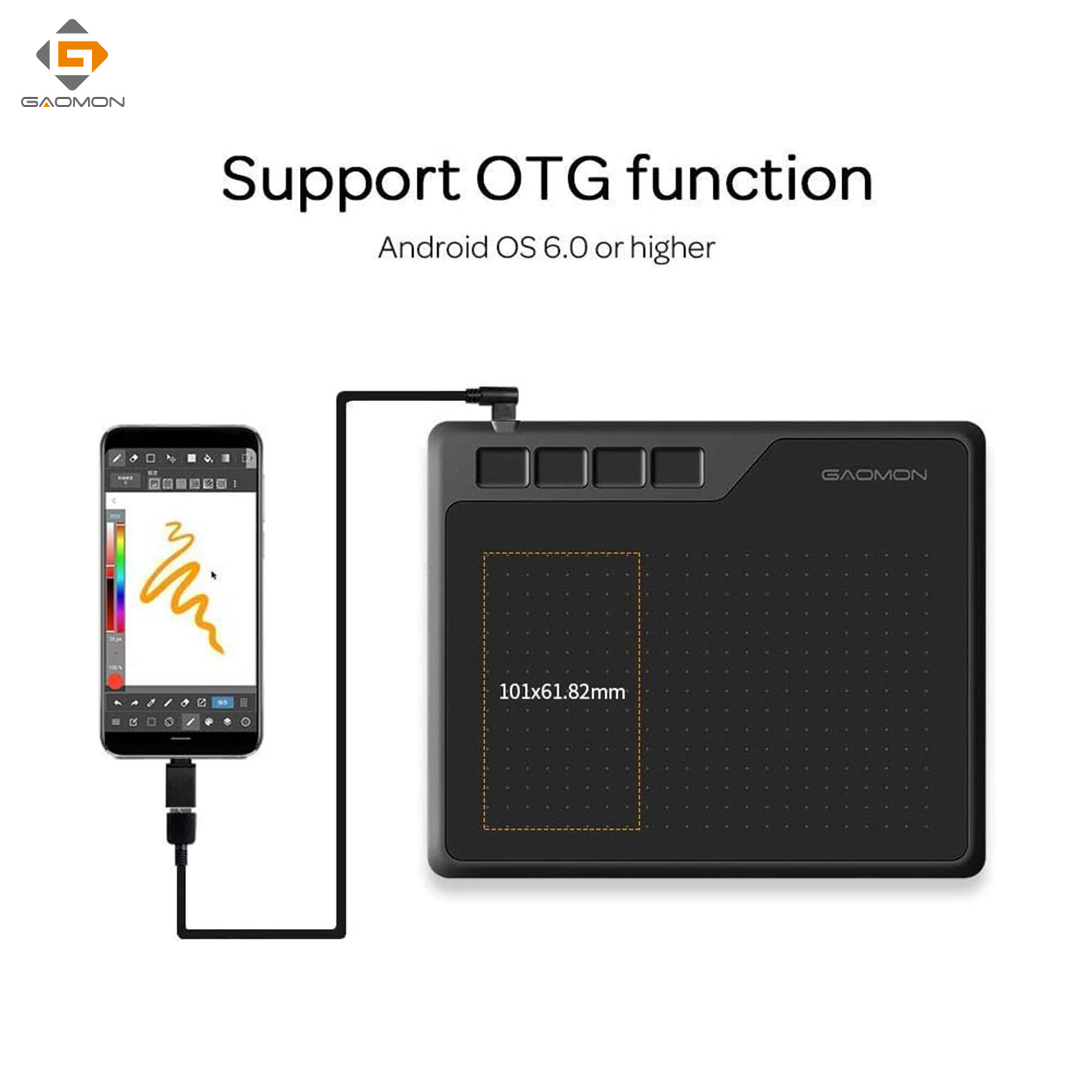 Gaomon S620 Tablet gambar keci - Digital Drawing Tablet ulasan dan harga