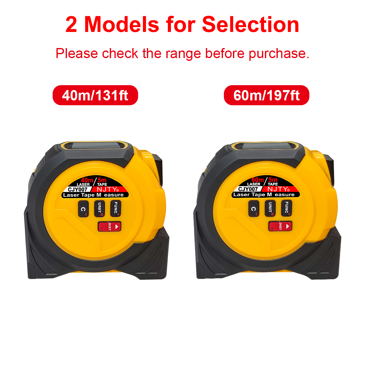 NJTY 3-In-1 Pita Pengukur Lase - Laser Distance Measure ulasan dan harga