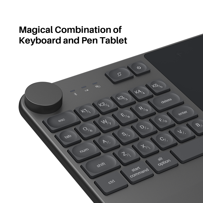 Huion KD200 Inspiroy Keydial T - Digital Drawing Tablet ulasan dan harga