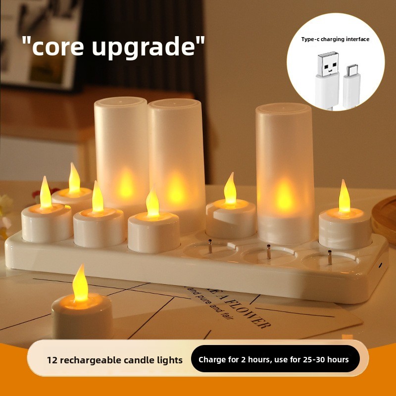 12 lilin elektronik isi ulang  - Electronics In Japan ulasan dan harga