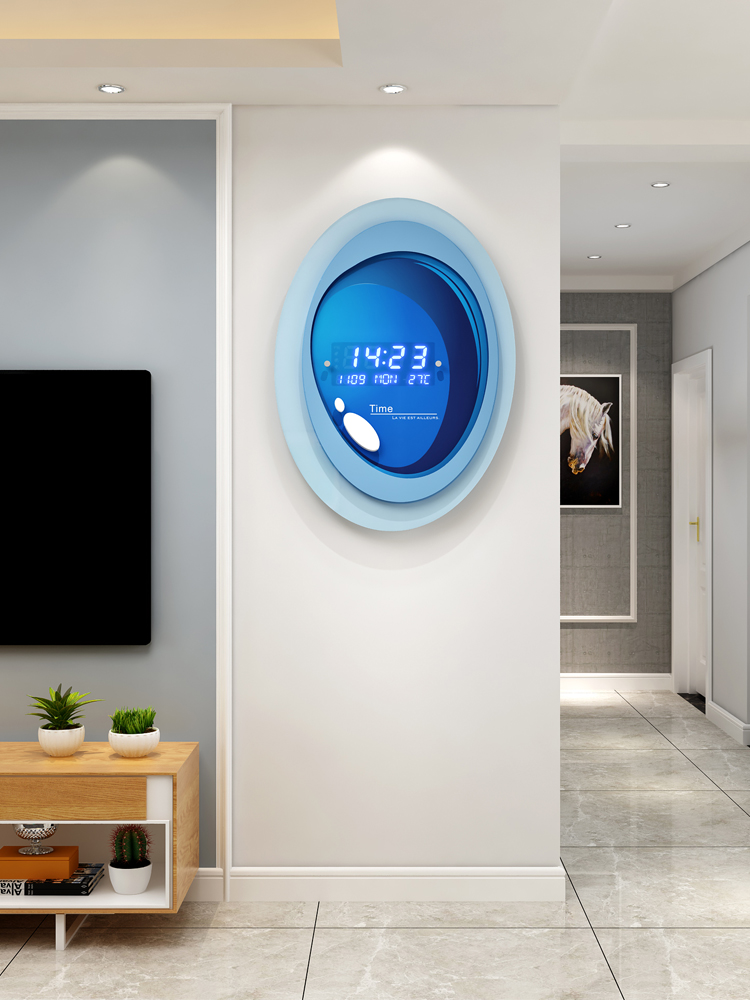 Jam Dinding Digital, Kalender  - Modern Electronics Gadgets ulasan dan harga