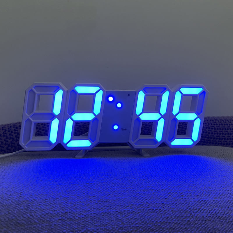 Jam Dinding Digital LED 3D Ber - Modern Electronics Gadgets ulasan dan harga