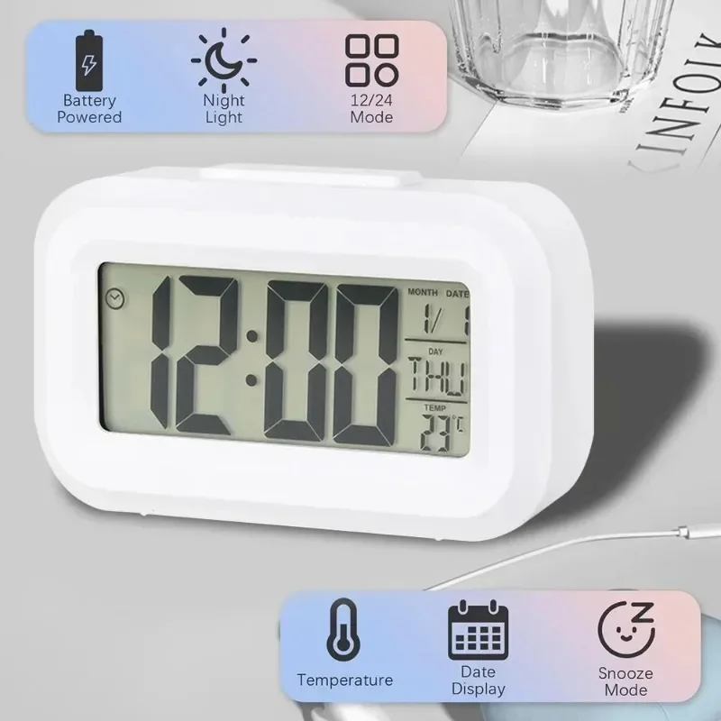 Jam Alarm Digital LED dengan L - Modern Electronics Gadgets ulasan dan harga