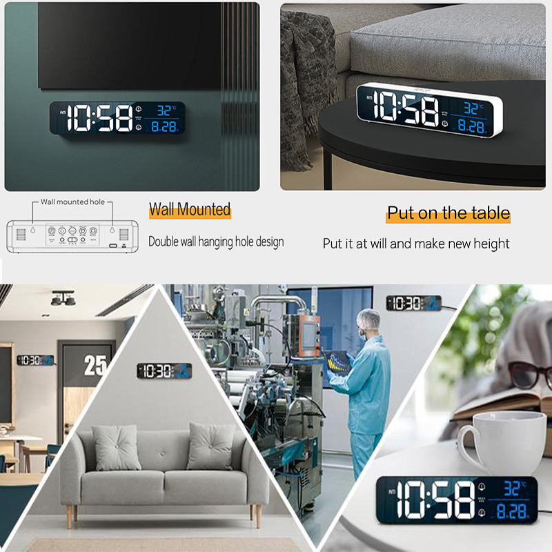 Jam Alarm LED Digital jam dind - Modern Electronics Gadgets ulasan dan harga