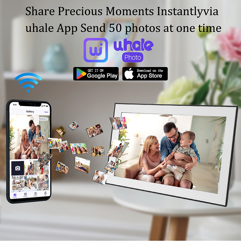 Bingkai foto digital ips sentu - Digital Photo Frame Wifi ulasan dan harga