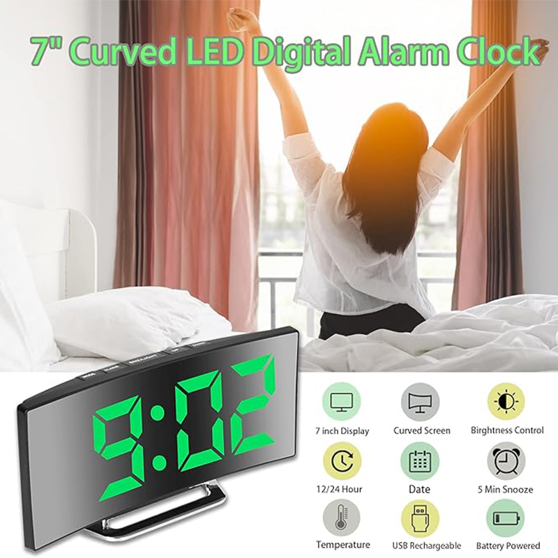 Jam Alarm Digital LED Layar Me - Modern Electronics Gadgets ulasan dan harga