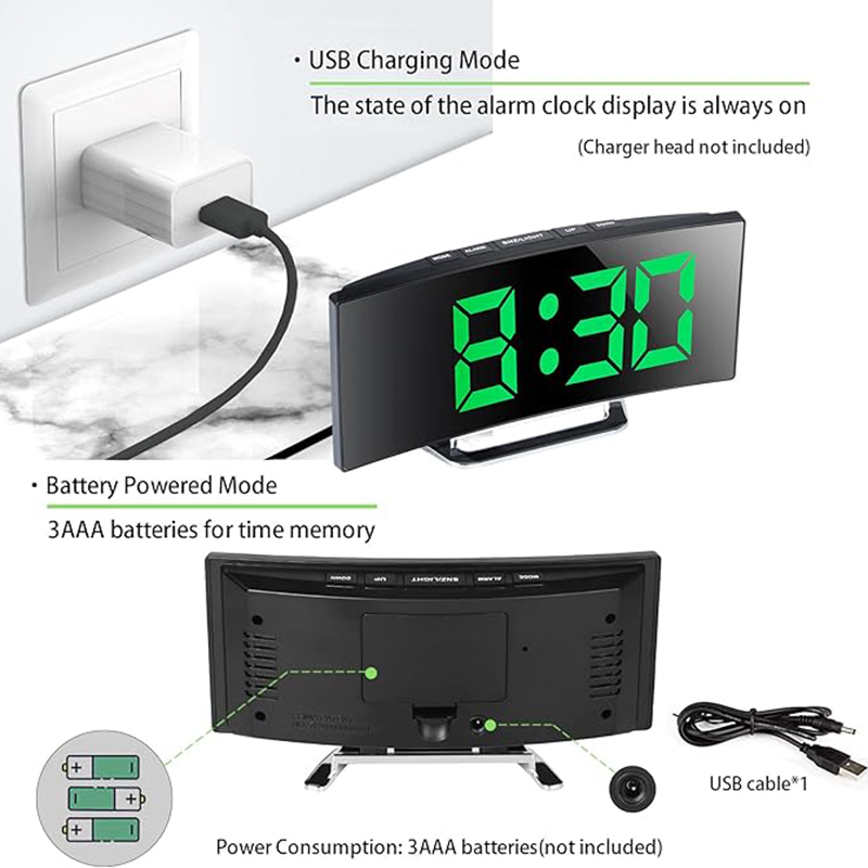 Jam Alarm Digital LED Layar Me - Modern Electronics Gadgets ulasan dan harga