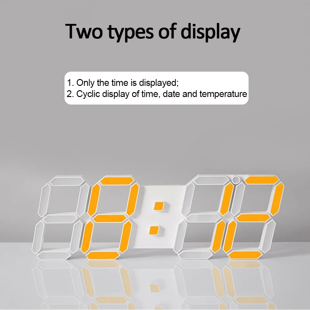 Jam Dinding LED Digital 15 Inc - Modern Electronics Gadgets ulasan dan harga